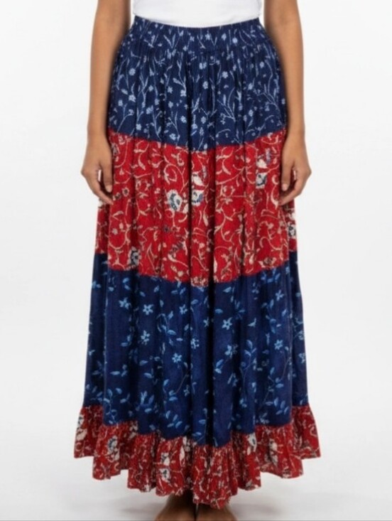 JohnPaulRichard Dresses & Skirts - Uniform John Paul Richard Broomstick Maxi Skirt Sz S Western Cowgirl Rodeo